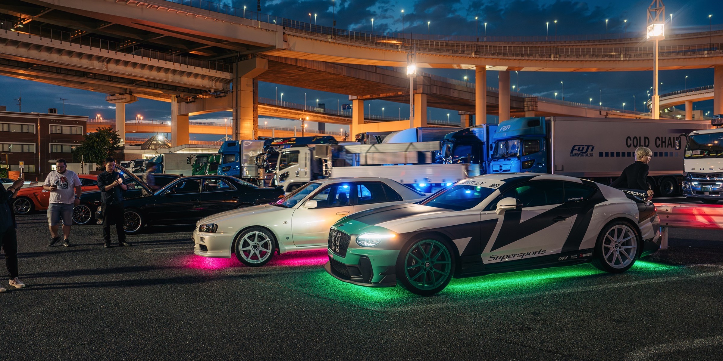 Bentley turns Tokyo green