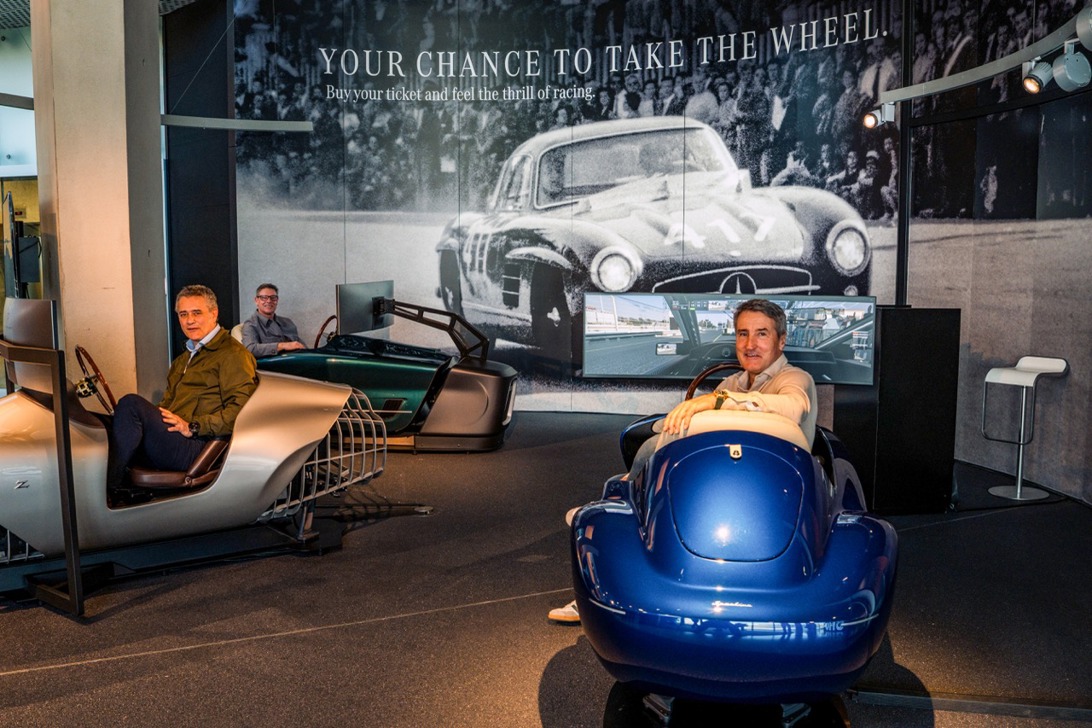 Mercedes-Benz museum driving simulator