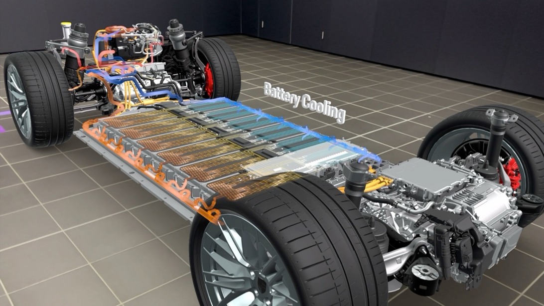 Porsche Cayenne Electric battery tech