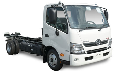 A HINO 300 SERIES vehicle