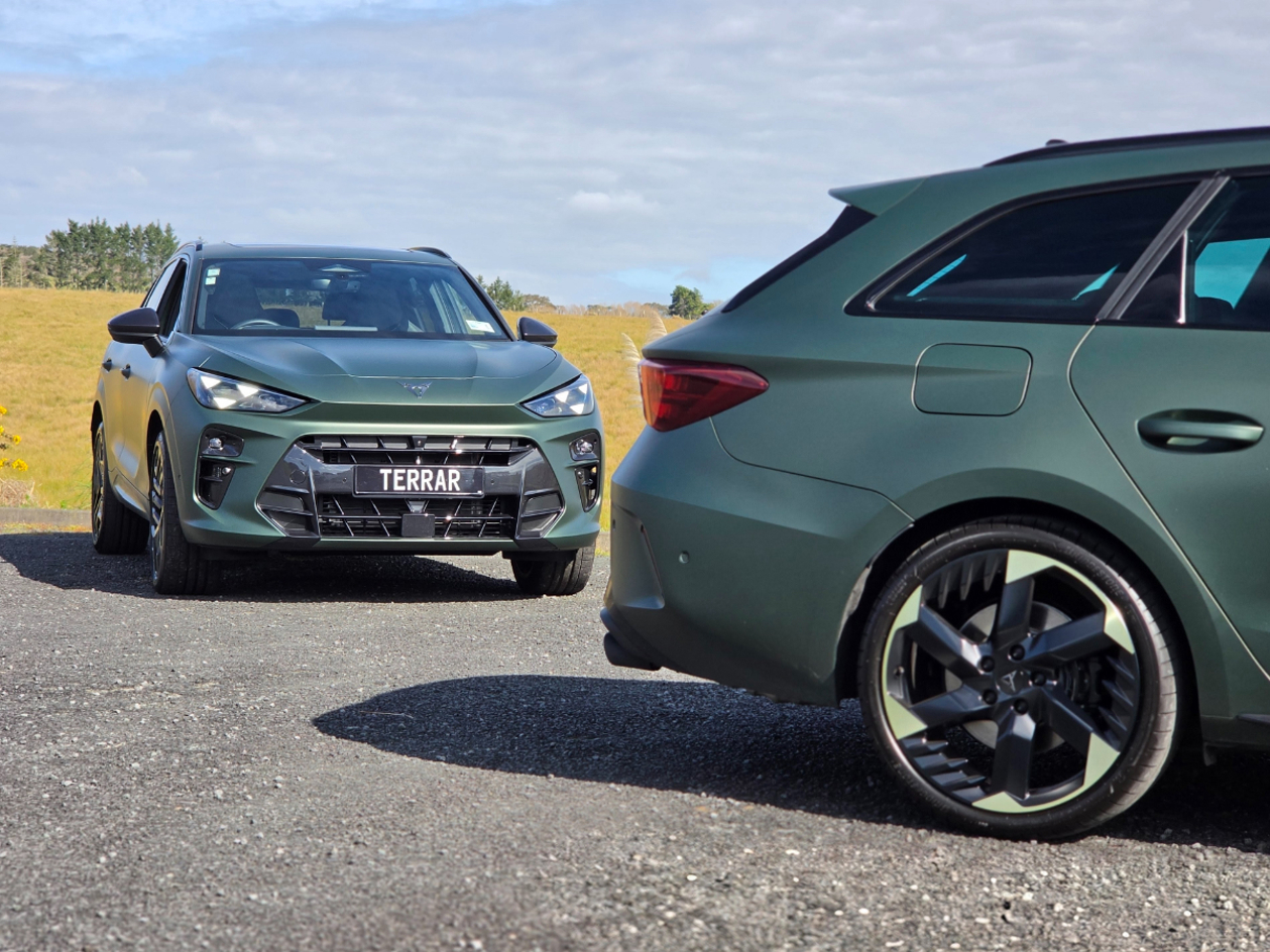 Cupra Leon Sportstourer VZ and Terramar VZ Tribe Editions.