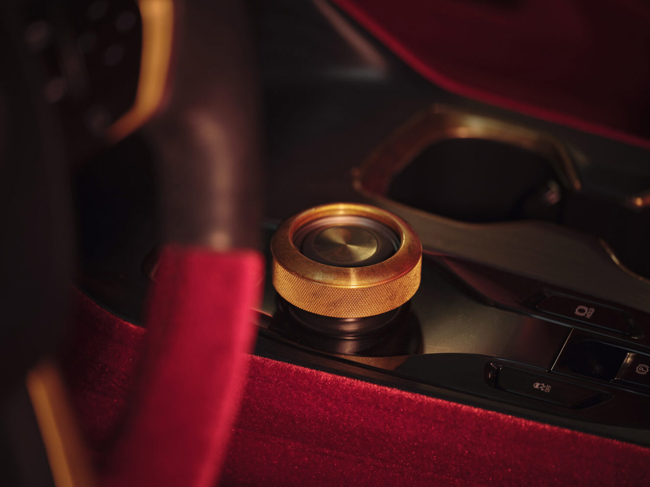 Lexus RZ Blue in Green