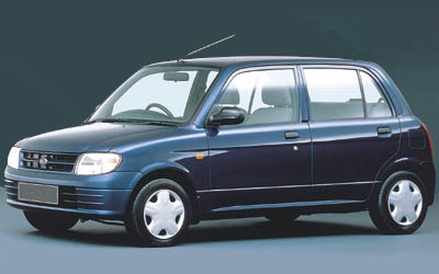 A DAIHATSU MIRA vehicle