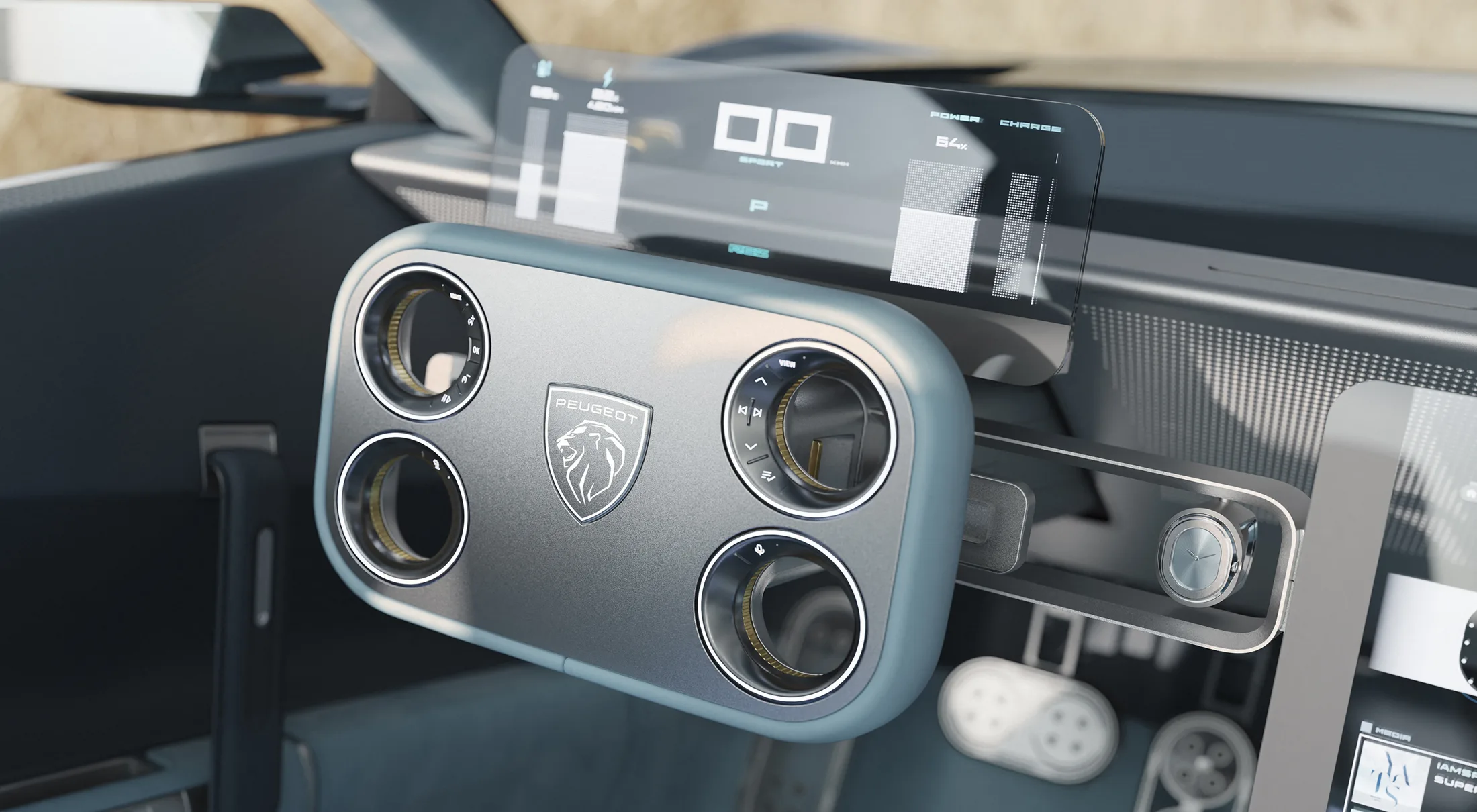 Peugeot Hypersquare steering control