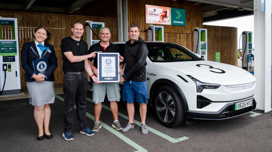 Polestar 3 EV-SUV Guinness World Record for distance on a single charge.