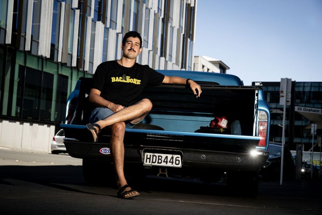 Chris Key and his 1967 Chevrolet C10 ute.