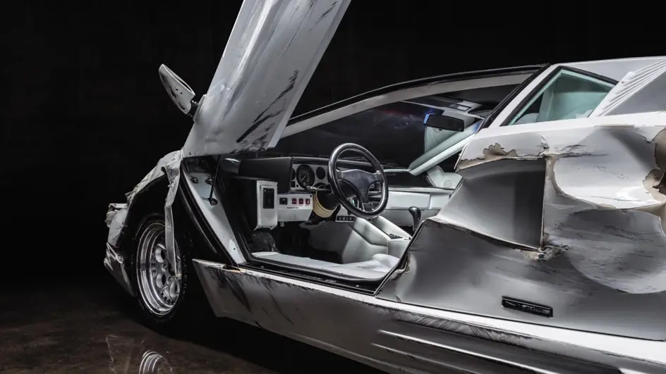 1989 Lamborghini Countach Silver Edition Wolf of Wall Street