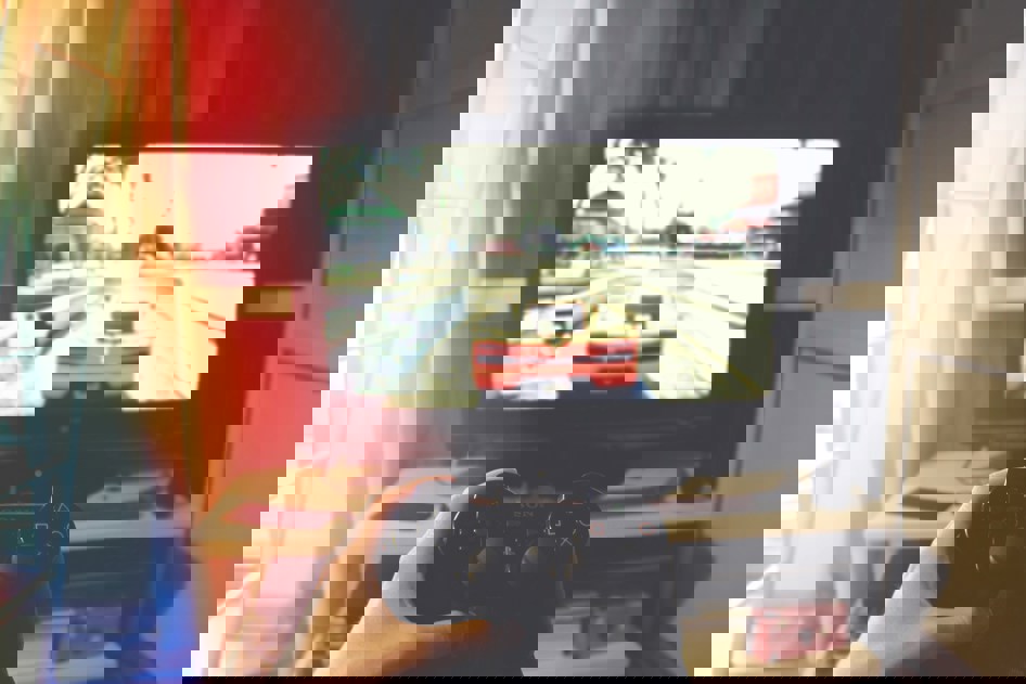 Racing video game