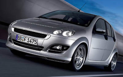 A SMART FORFOUR vehicle
