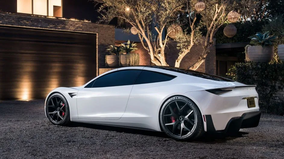 Tesla Roadster concept rear view