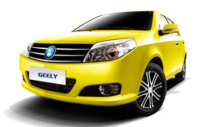 A GEELY MK vehicle