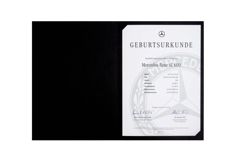 Mercedes now sells digital ‘birth certificates’ for modern classics