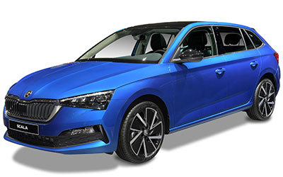 A SKODA SCALA vehicle