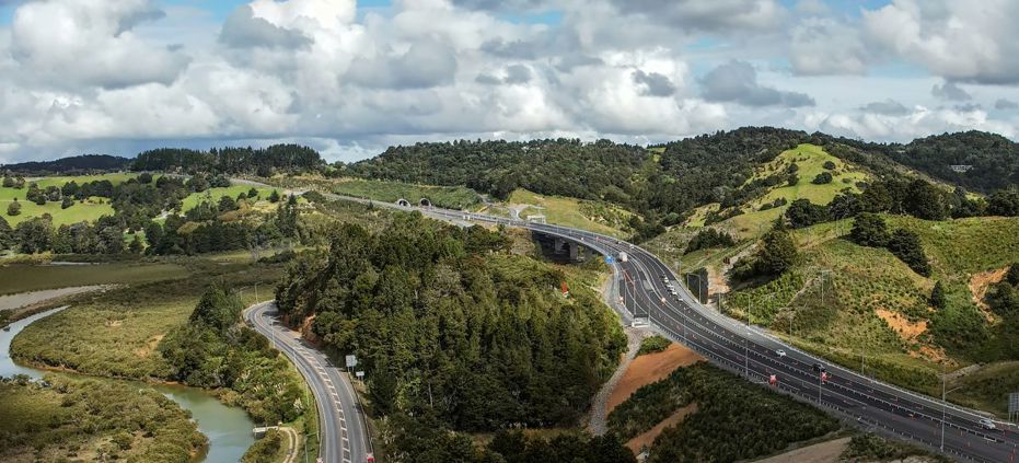 Puhoi motorway.