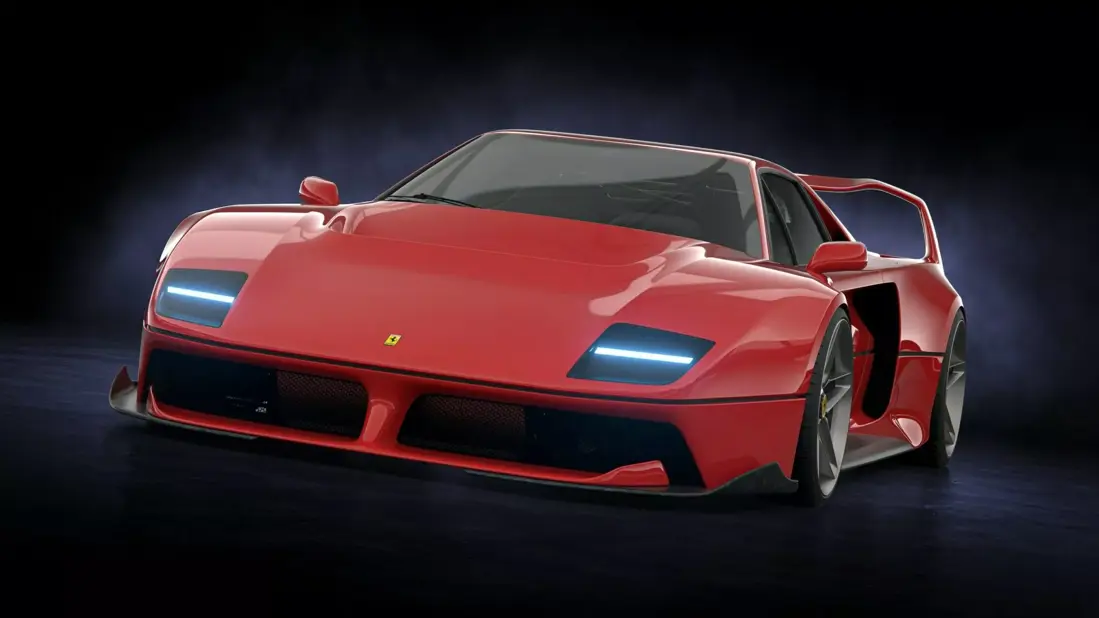 Ferrari F40 widebody concept