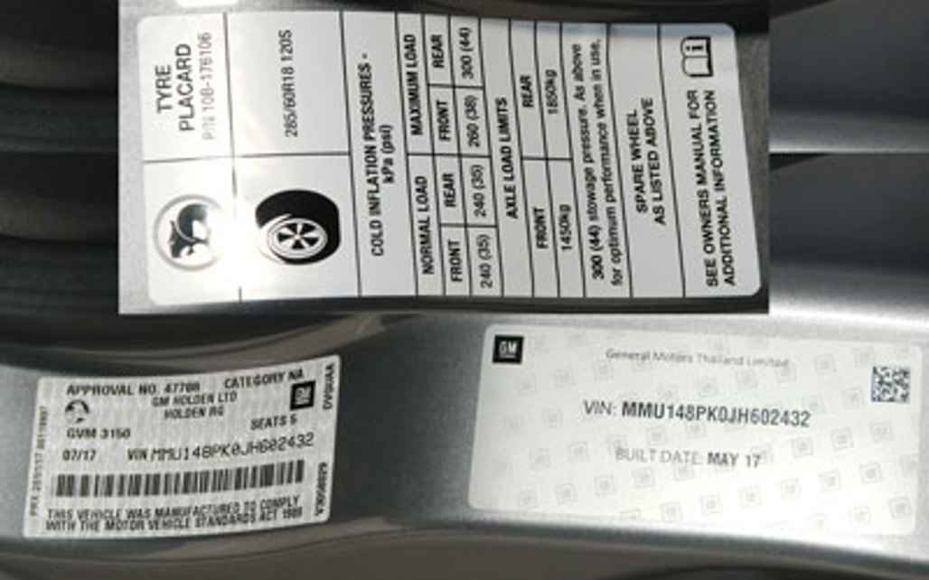 HSV COLORADO 2020 4-Door Ute