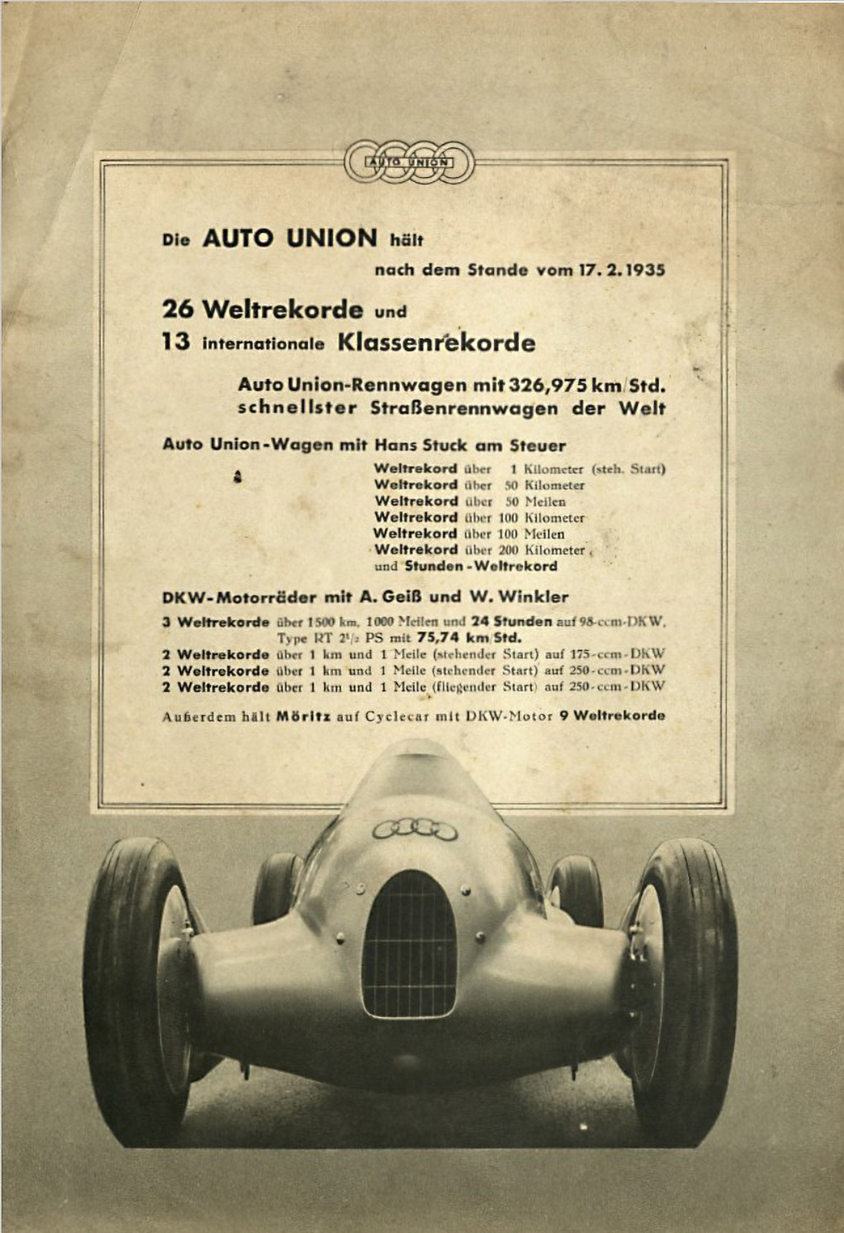 Auto Union Lucca.