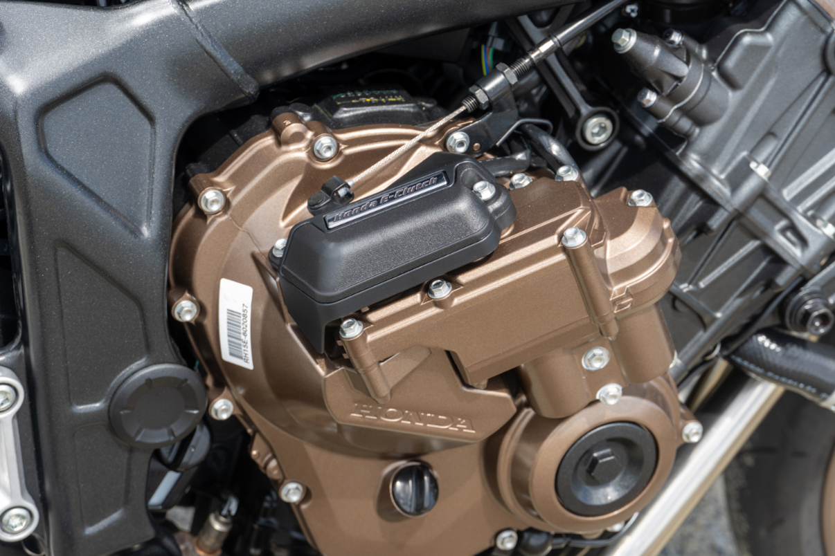 Honda CB650R E-clutch.