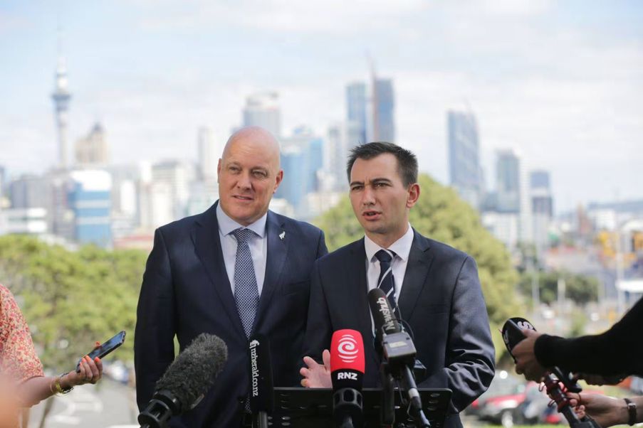 Prime Minister Christopher Luxon and Transport Minister Simeon Brown announce the Auckland regional fuel tax is to be scrapped.