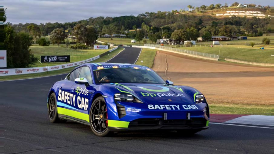 Porsche Taycan safety car