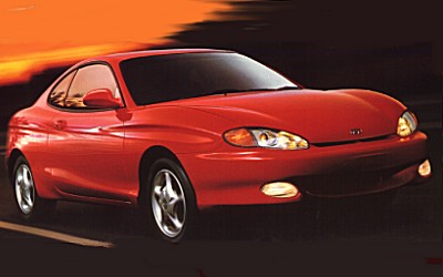 A HYUNDAI COUPE vehicle