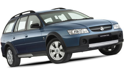 A HOLDEN ADVENTRA vehicle