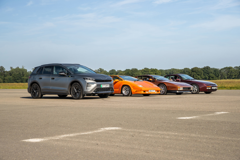 Skoda Elroq RS vs 1980s supercars.