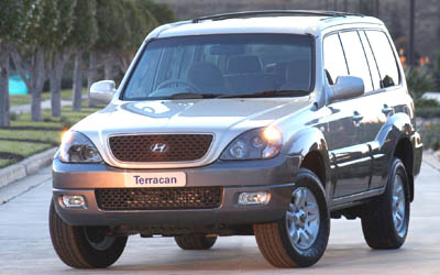 A HYUNDAI TERRACAN vehicle